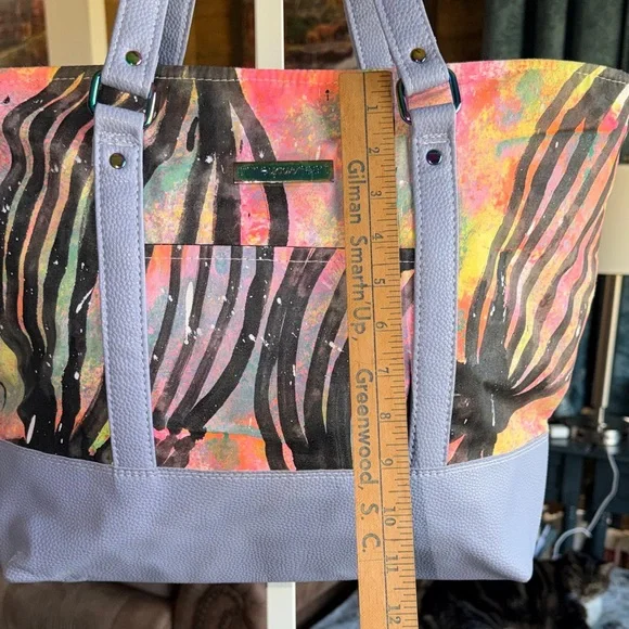 Colorful Abstract Tote Bag - Picture 5 of 11